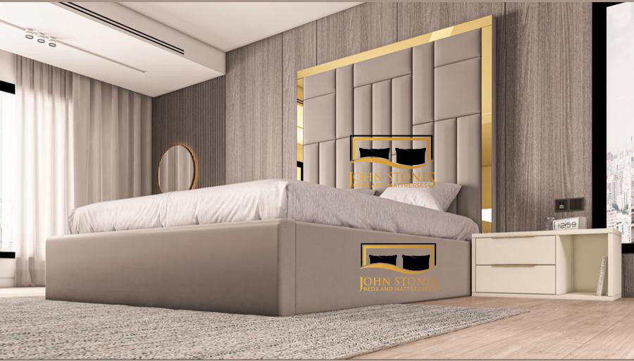 Kingston Bed - White - Luxury Bedroom Furniture