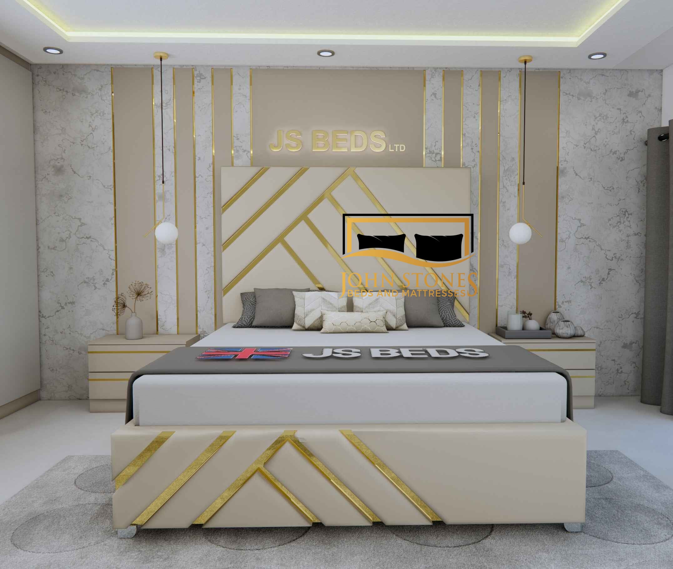 Golden Isabella Bed