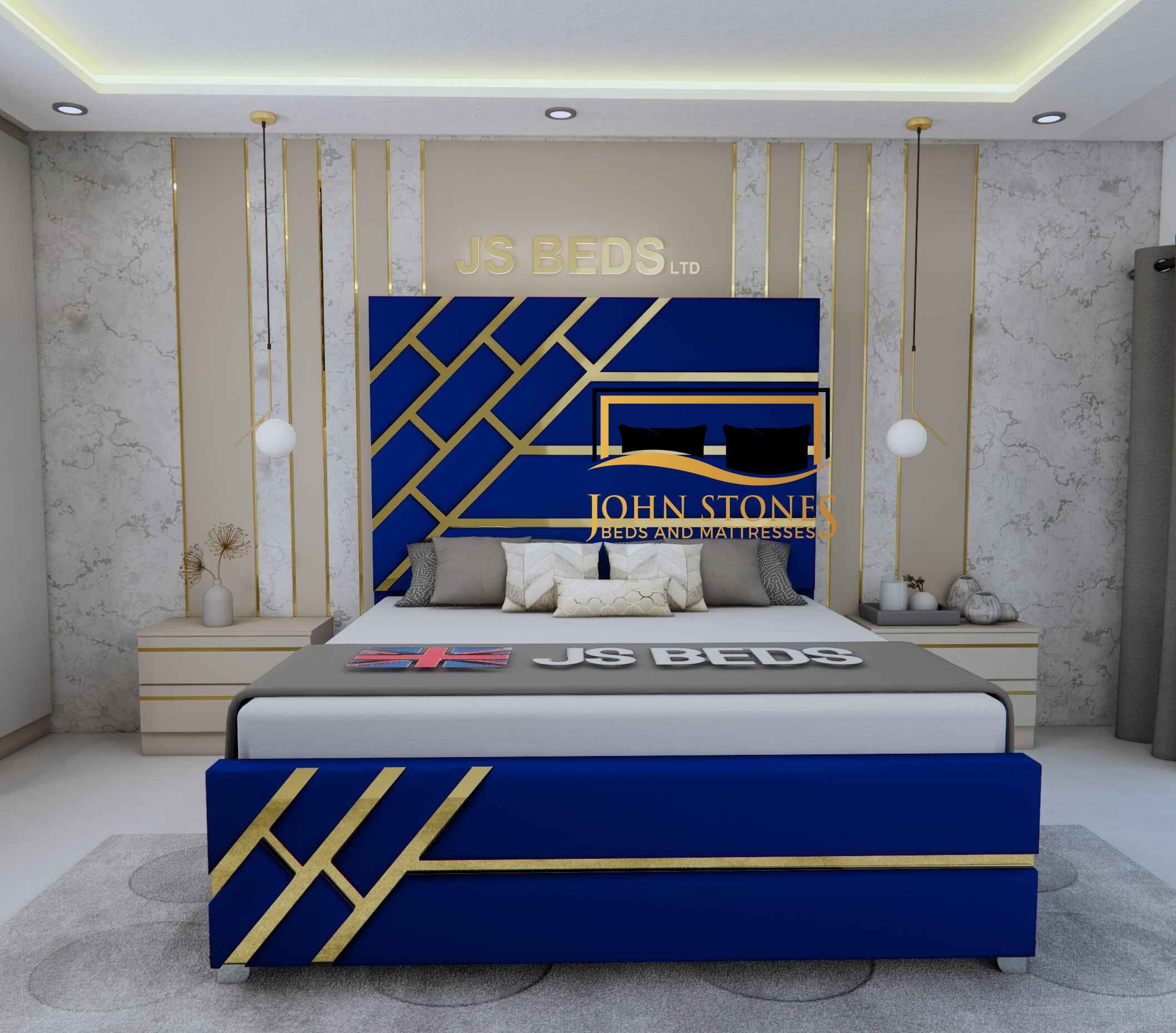 Golden Lucia Luxury Bed
