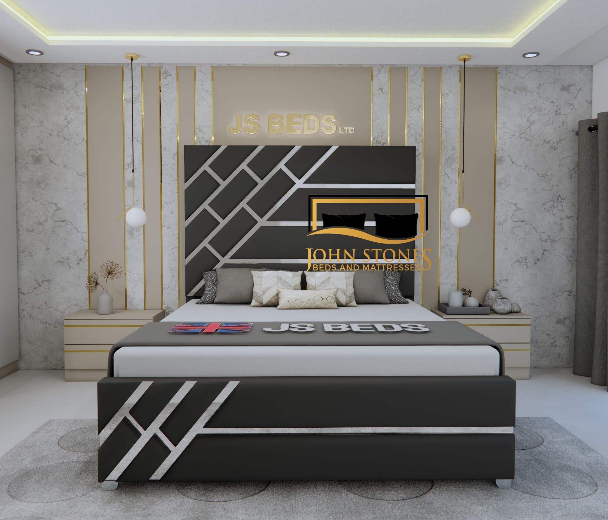 Golden Lucia Luxury Bed