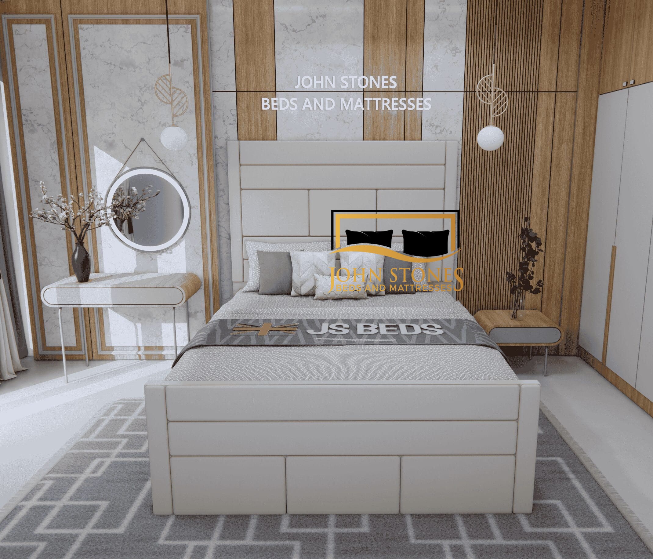 Masonry Deco Luxury Bed