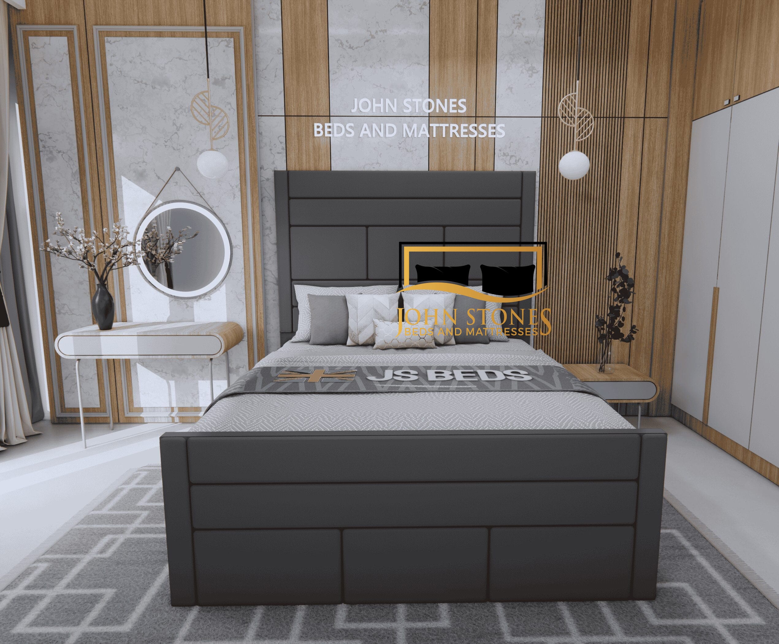 Masonry Deco Luxury Bed