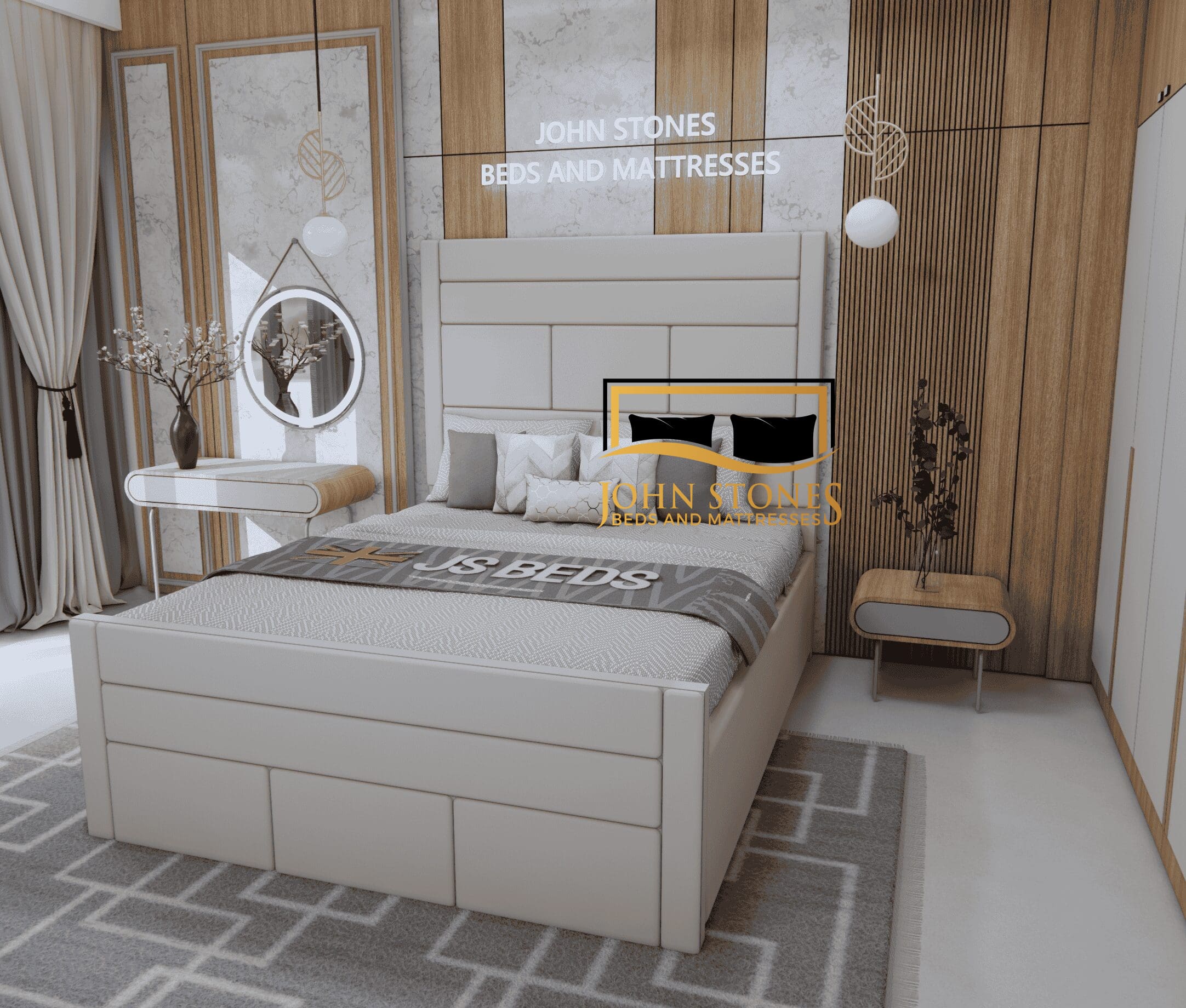 Masonry Deco Luxury Bed