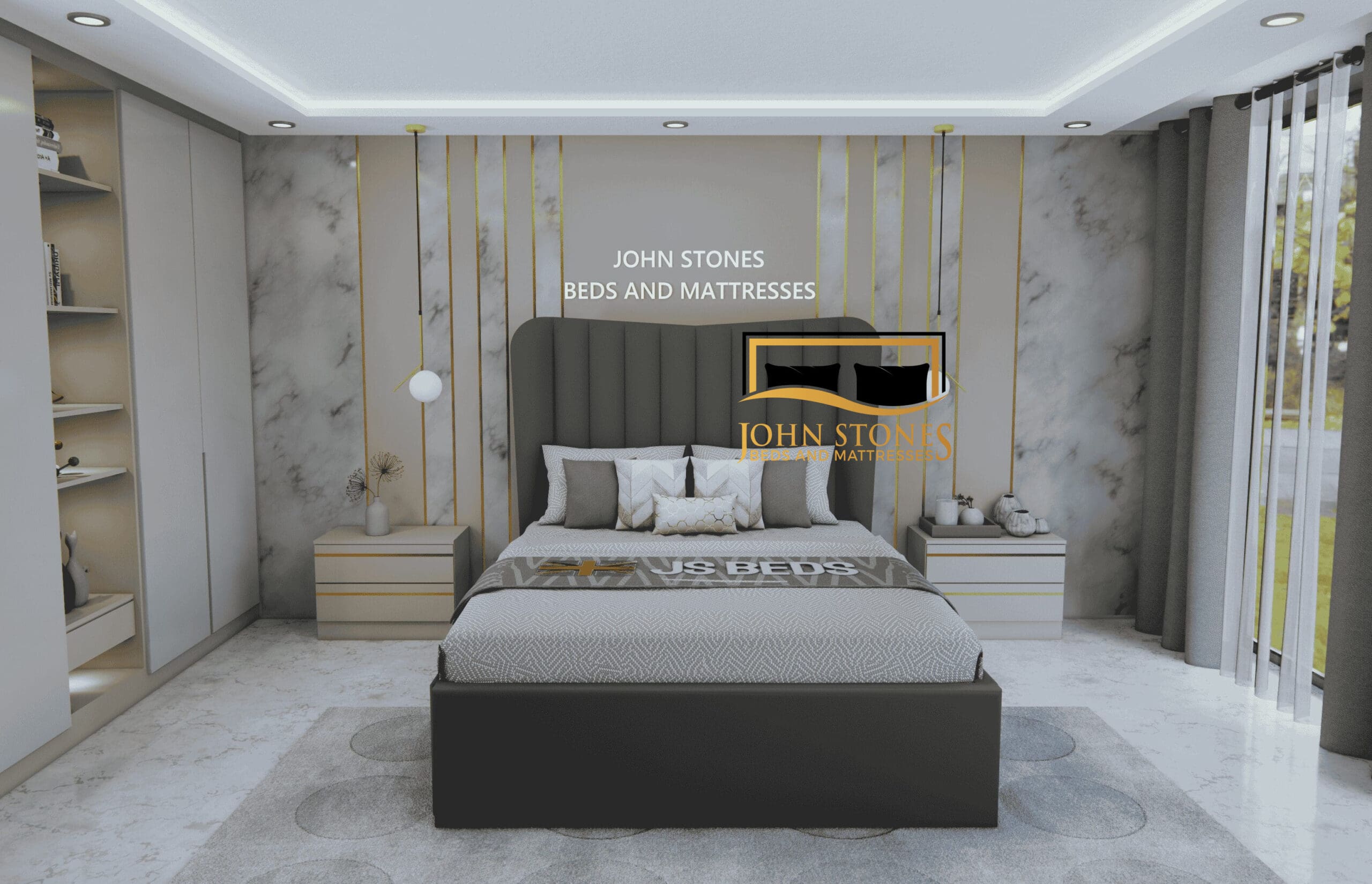 Oxford Wing Luxury Bed