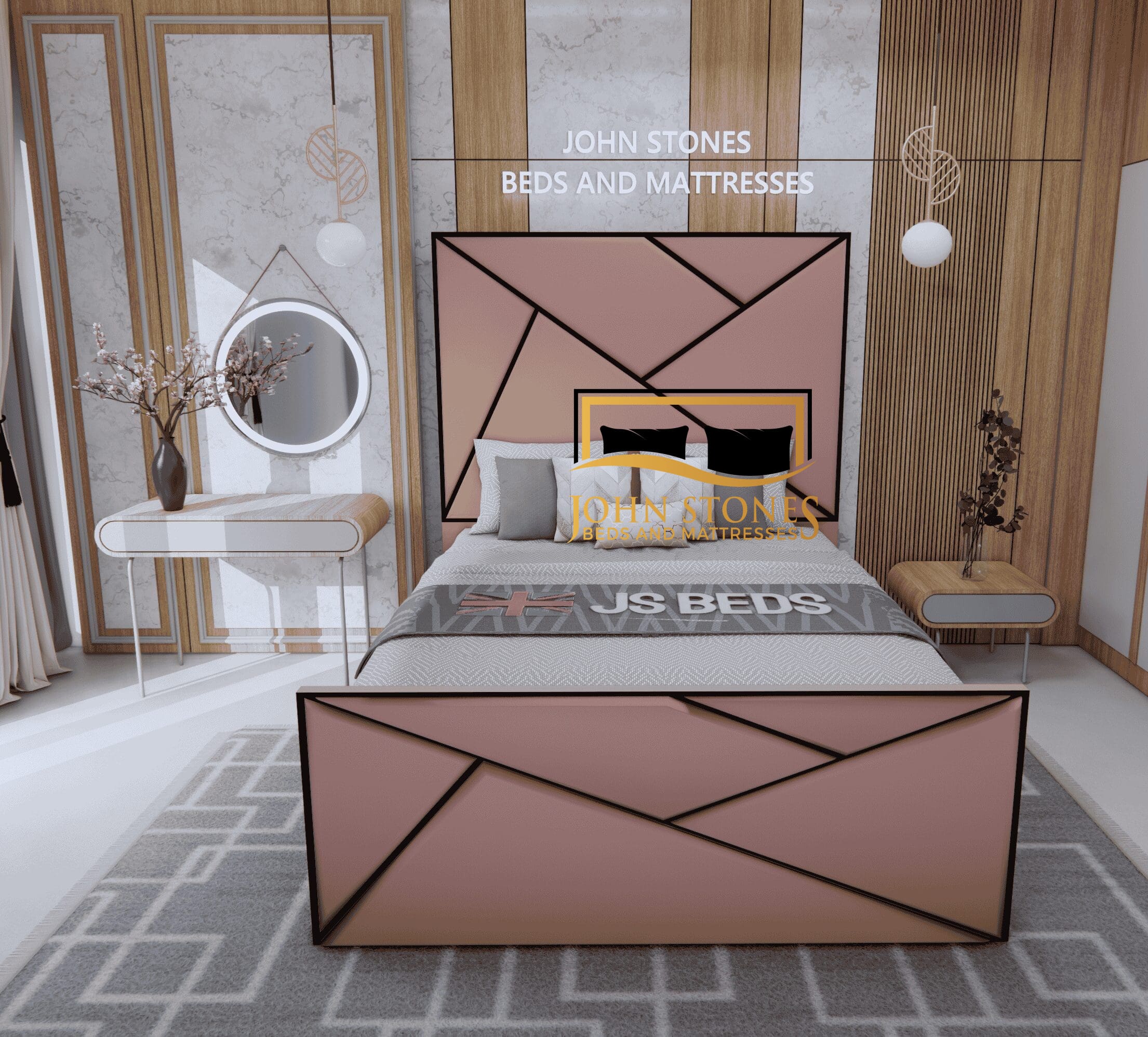 Paris Deco Luxury Bed