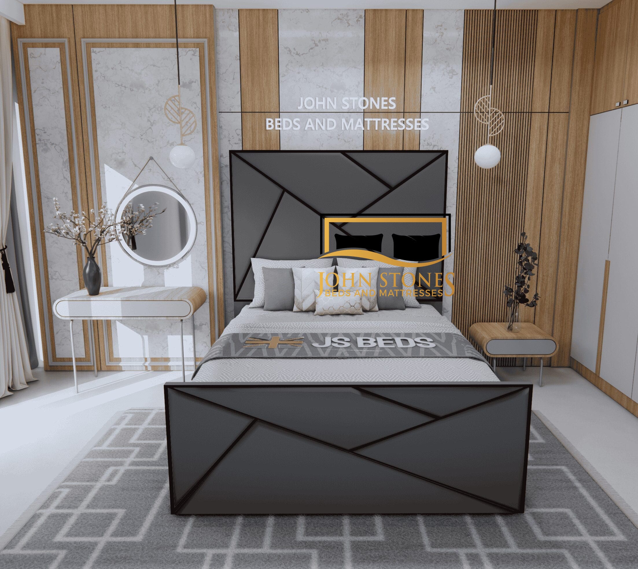 Paris Deco Luxury Bed