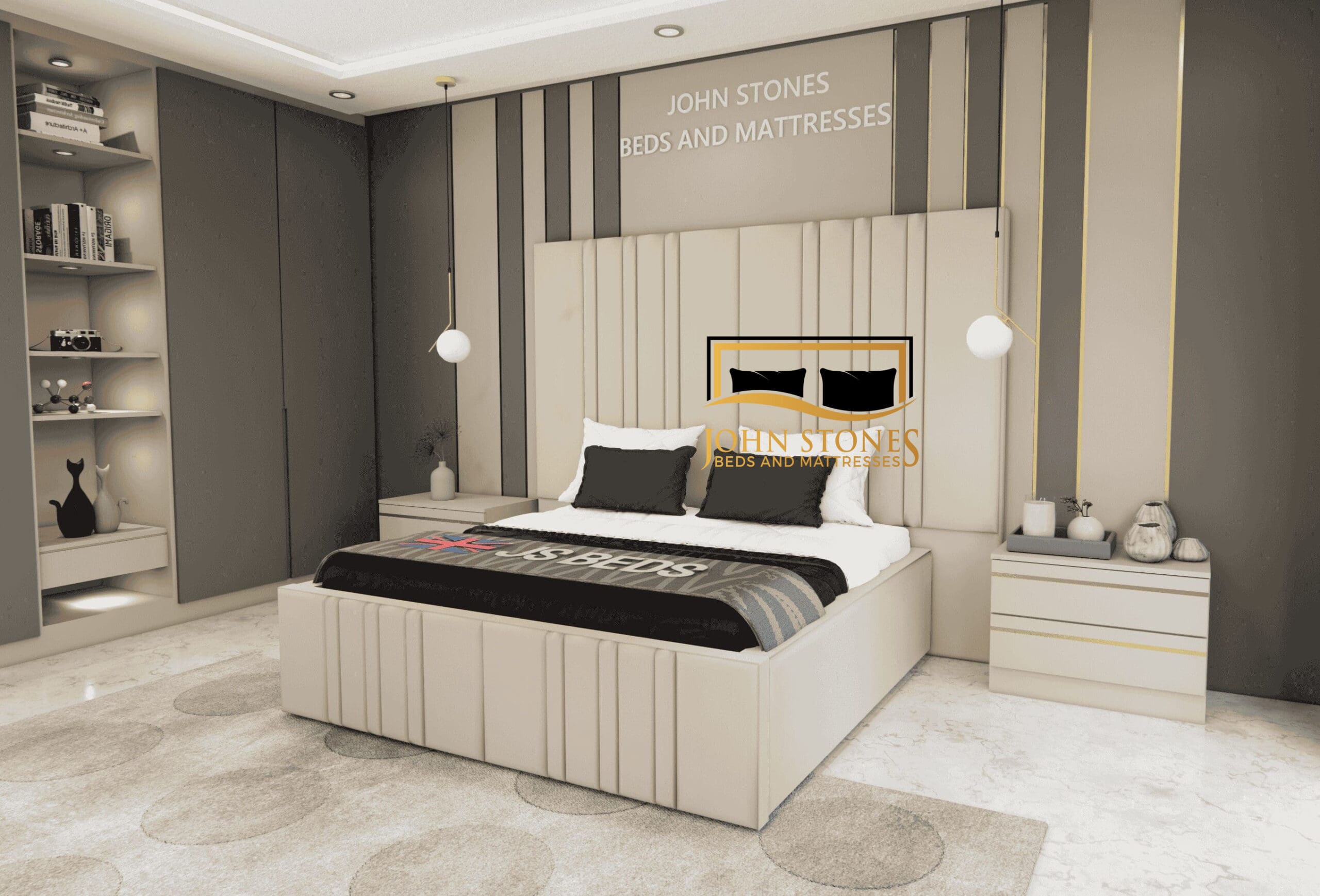 Siara Wide Panel Luxury Bed