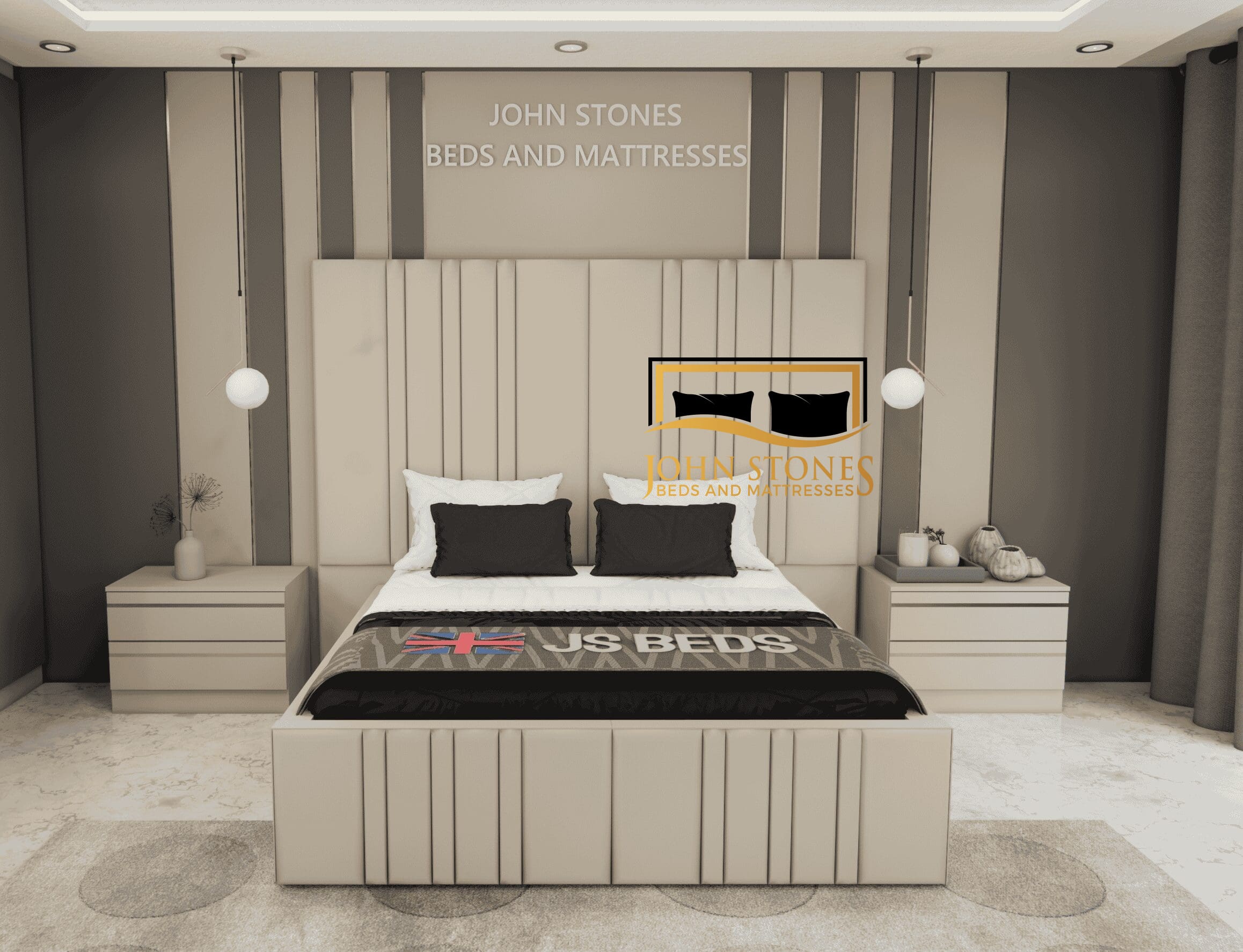 Siara Wide Panel Luxury Bed