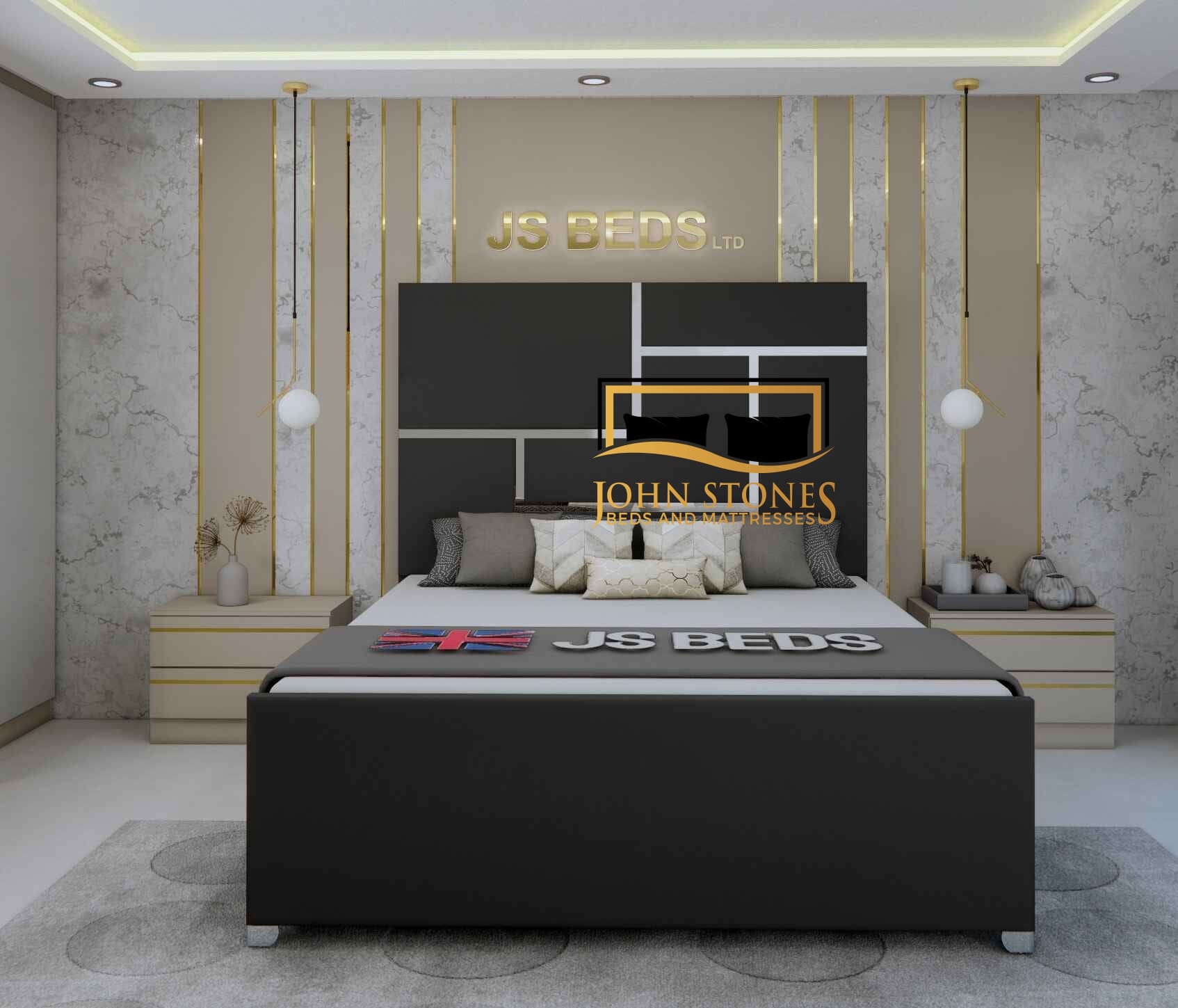 Golden Bianca Bed