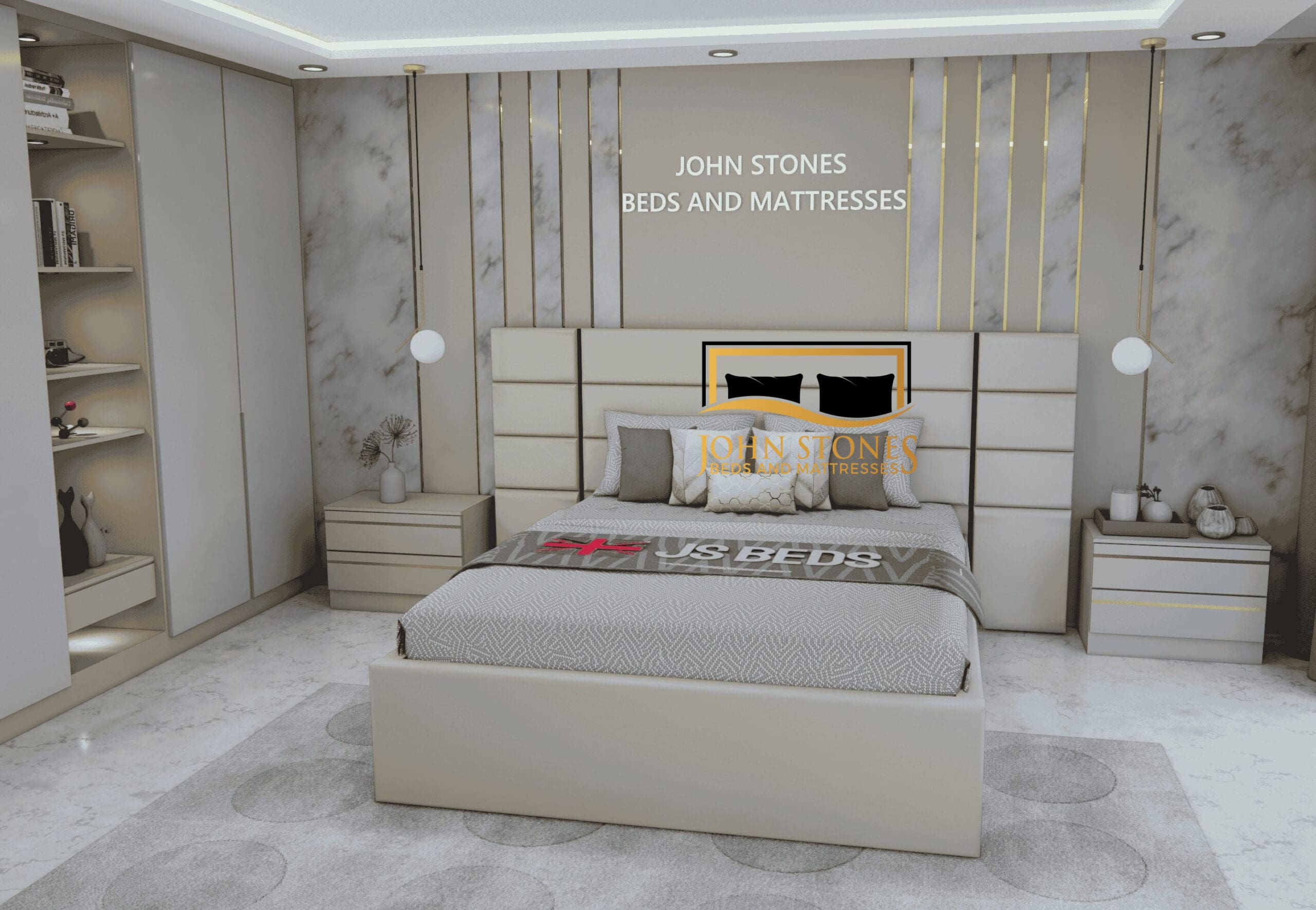 Venice Wide Panel Luxury Bed