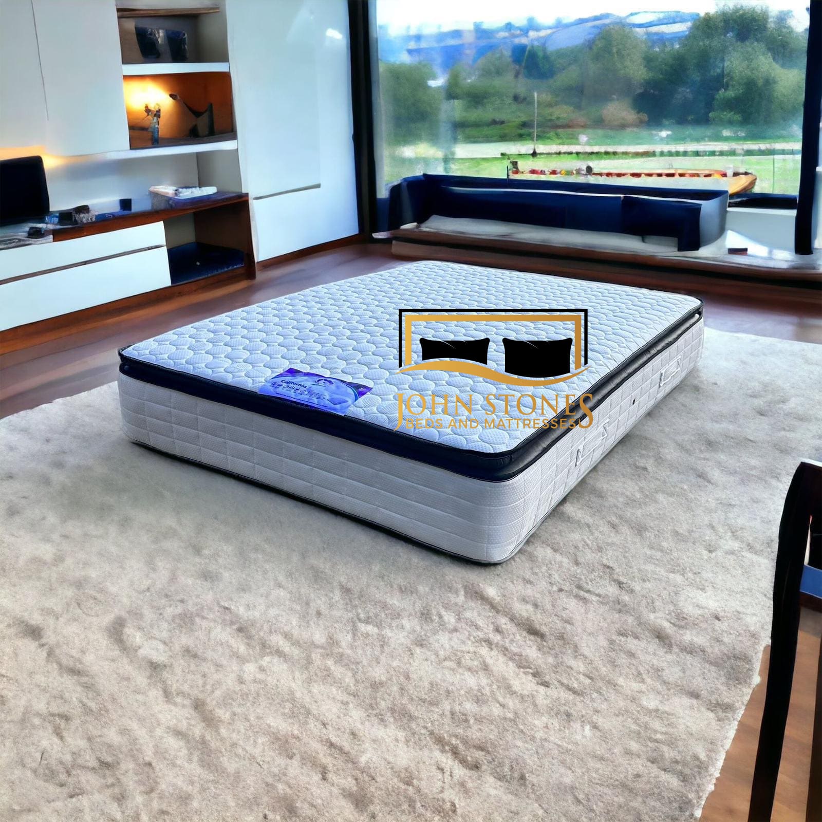 California 2000 Pocket Pillow Top Mattress